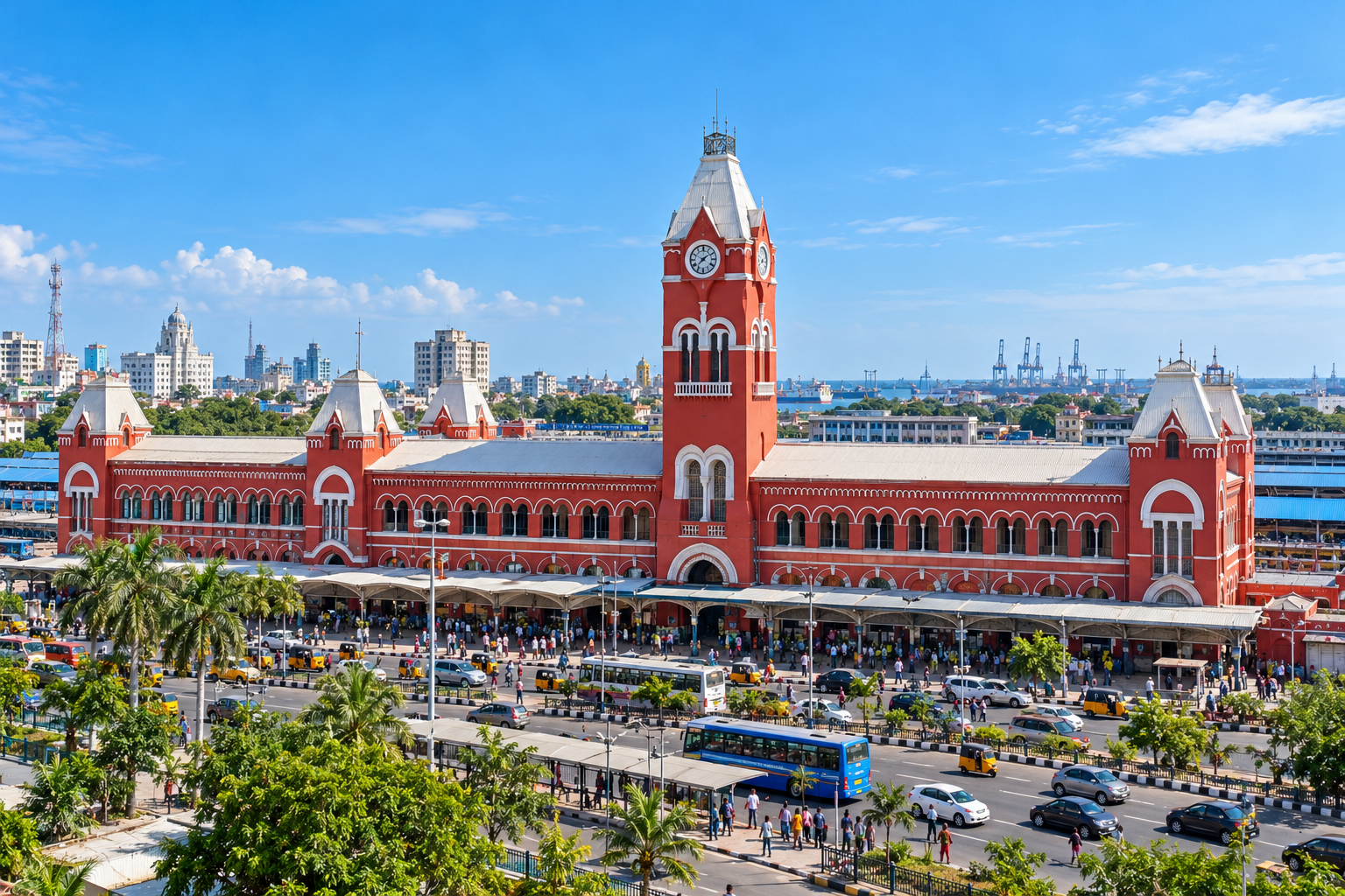 Illustrative view of Chennai.