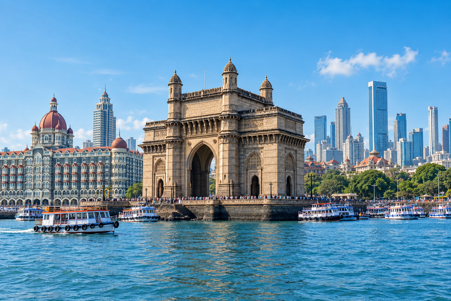 Illustrative view of Mumbai.